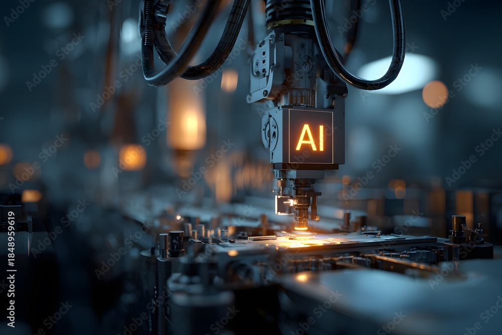 Artificial Intelligence Driving Industrial Automation, AI Powered ...