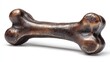 © Sawyer0 - A realistic shiny brown dog bone toy designed for pet playtime and chewing, shaped like a classic bone to attract and entertain dogs.