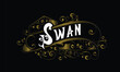 © Anton blez - SWAN lettering custom style design