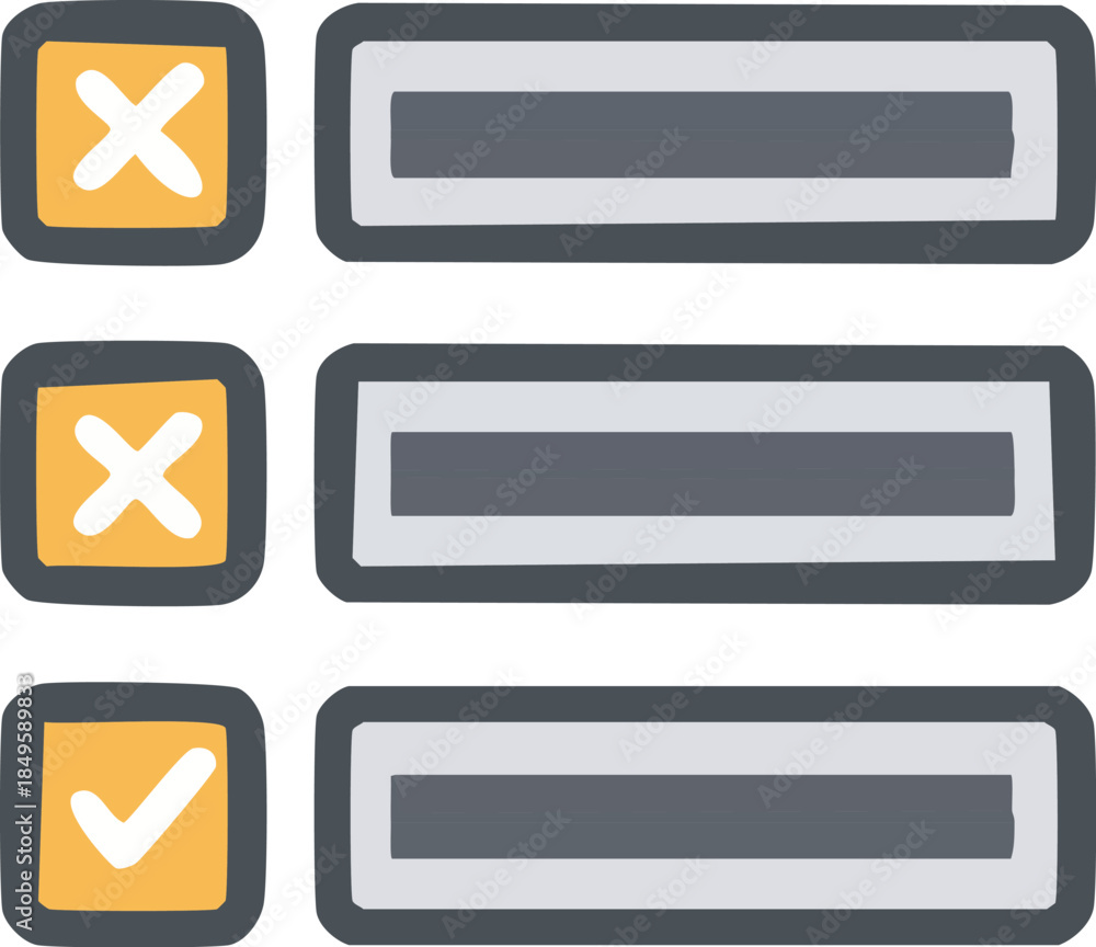 Checklist and Progress Tracker Icon Set for Tasks and To-Dos Stock ...