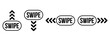 © Haseen - Swipe Direction Icon Set with Arrows for Touchscreen Interface Navigation