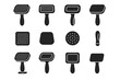 © Architect - Icon grip icons frame base pet brush plate vector head strip rounded