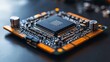 © ainynoer - Isolated CPU against a clean white background, conveying a sense of organized chaos. Intricate details and modern design highlight technology's complexity. Great for innovation concepts.