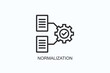 © Herikus - Normalization Icon Or Logo Isolated Vector Illustration