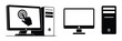 © MD - Modern Computer Icon Vector, PC illustration design