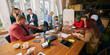 © master1305 - Diverse team working together during office meeting. Concept of inclusive workplace, collaboration between colleagues and everyday business interaction.
