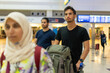 © Jasmin Merdan - Family waiting in line in the airport. High quality photo