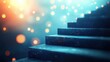 © Kelumlakmal - Personal development and career growth, illustrating the path to success, on blurred background