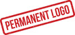 © Mahmud - Distressed red rectangular stamp displaying Permanent Logo signifying a brands established identity