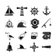 © Raffi - Nautical adventure awaits with this classic sea icon collection originally designed as scalable vector graphics, perfect for maritime themes and travel designs
