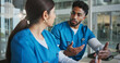 © EineroLens/peopleimages.com - People, meeting and nurses talking in office for planning, medical results and patient history. Staff, team and discussion for referral letter, schedule surgery and information with healthcare policy