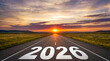 © FoxGrafy - Path to 2026 on a Scenic Road at Sunset