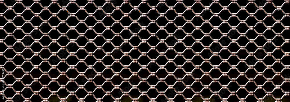 Metal mesh security grid pattern texture background