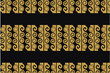 © Asma Manzoor - Refined Black and Gold Ornamental Design for Premium Brand Projects