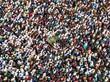 © Amazing Aerial - Aerial view of a crowds gathered during the funeral of martyred Sharif Osman Hadi before the Jatiya Sangsad Bhaban parliament building, Dhaka, Bangladesh, 20 December 2025.