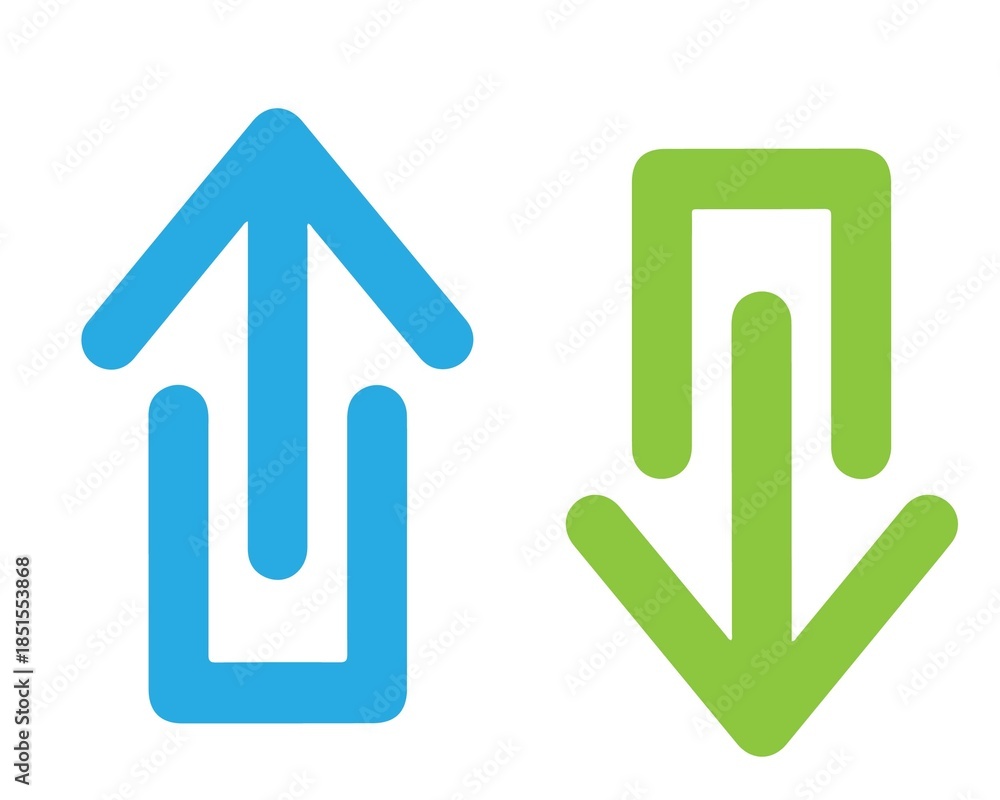 Up and Down Arrow Icon – Vertical Navigation, Scroll Direction, Sort ...