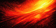 © Md - An abstract fractal burst arrangement radiates energetic orange and red flames against a black backdrop, creating a glowing explosion of light and motion for a bright star-inspired wallpaper design