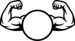 © Eva Elrod - Showcase your robust physical power and dedication with this strong arm icon