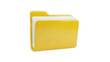 © Kila - Yellow Folder with Documents on White Background