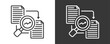 © Jackcuan - Descriptive Icon Set Vector Collection Isolated In Black And White