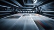 © Zidan - Printing machine in operation producing newspapers with motion blur