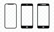 © SANALRENK - Mobile phone mockup set. Vector stock illustration
