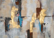 © CHREMOS - Abstract artistic creation, fine art for print, modern texture effects, mural design, home wall decoration, large painting strokes, artistic patterns, contemporary oil painting, creative decor design
