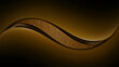 © Irvan - Elegant abstract background with a flowing golden brown wave, featuring a subtle textured pattern for a sophisticated and modern digital design