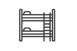© Bundi - Bunk Bed Icon on Gradient Background