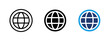 © Chelpanoff - Web internet icon. Global world symbol for internet, network, international communication, worldwide business, travel and web applications.