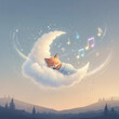 © Cliff - Melodious gentle magical lullaby-sleep. Calm music for sleep for newborns. Children's rhythms for a deep sleep of the child. Children's sleep