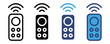 © Jakiya Graphics - remote control icon set. vector illustration