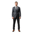 © vadosloginov - Man Businessman Suit Black Background