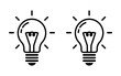 © MdRaju - Creative ideas and innovation concept with glowing light bulbs