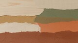Earthy Abstract Landscape with Warm Tones in Minimal Brushwork and Layered Textures.