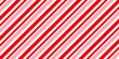 © Iflah - Candy cane Christmas background, peppermint diagonal stripes print seamless pattern
