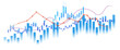 © MOHAMMAD AMINUL - png share or stock market investment graph chart on transparent background. analytical graph and financial chart on transparent background. financial candlesticks