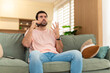 © Dexon Dee - Frustrated man talking on phone, feeling stress