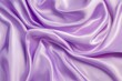 © mehaniq41 - Smooth lavender satin fabric with gentle folds creating soft, luxurious texture. Lighting enhances sheen and richness of color. Neural network AI generated
