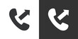 © Abbasy  Kautsar - Outgoing Call icon. Solid glyph series icon