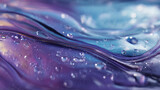 Abstract water ripples in purple and blue