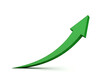 © StockAura Studio - Green arrow symbolizing growth and success in business