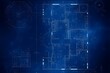 © MAN - Blueprint Circuit Board Technology Background.