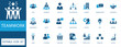 © NAFIZ KHAN - Teamwork Icon Set. featuring leadership, partnership, strategic planning, human resources, recruitment, and corporate management flat vector icons.