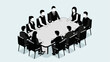 © dada - Group of Business Professionals in Meeting.