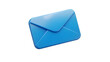 © SUHEL AHMED - 3d blue email envelope icon for mail communication and messaging isolated on transparent background