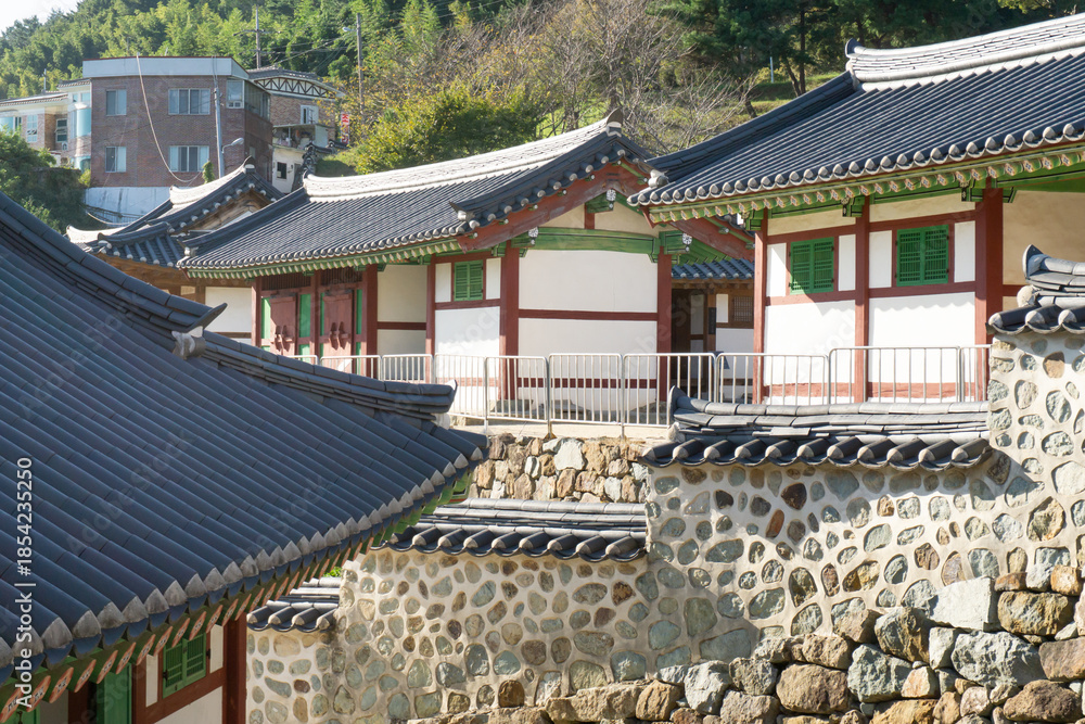 Samdo 7 Color Tongyeong City, South Korea, October 11, 2025: View around Tongyeong ...