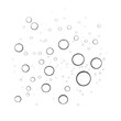 © Tarikulsio - Random circles illustration isolated on transparent background