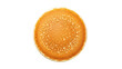 © ELISA - Golden brown pancake isolated PNG on transparent background, breakfast food for brunch and dessert menus, fluffy and delicious