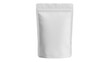 © Sophie - Blank stand-up pouch mockup isolated PNG, flexible packaging for food, snack, coffee, tea, or pet food on transparent background